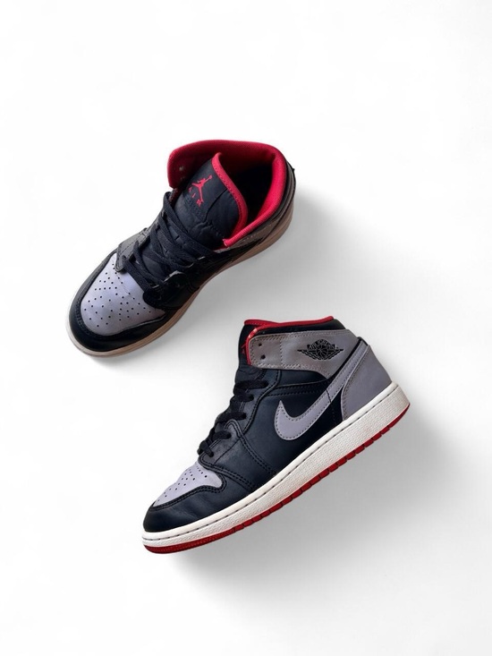 Jordan Shoes - Nike Air Jordan 1 Mid “Bred Shadow” – Size 4.5Y / Women’s 6